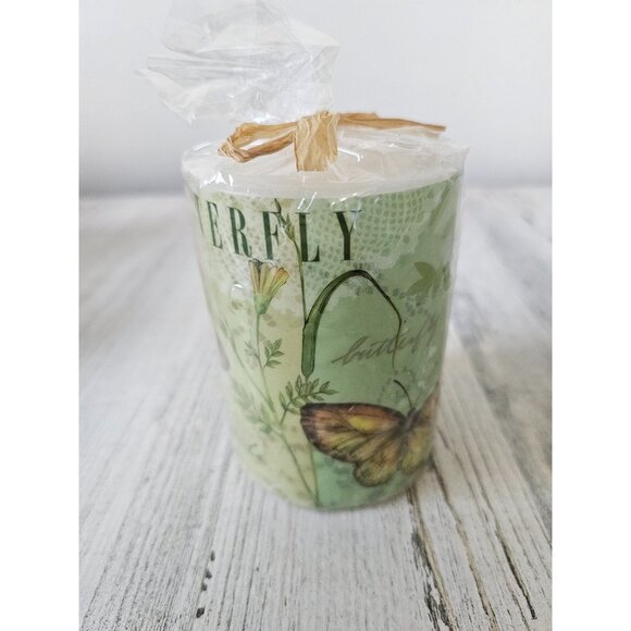 Pier 1‎ butterfly candle spring garden decor - Picture 2 of 6